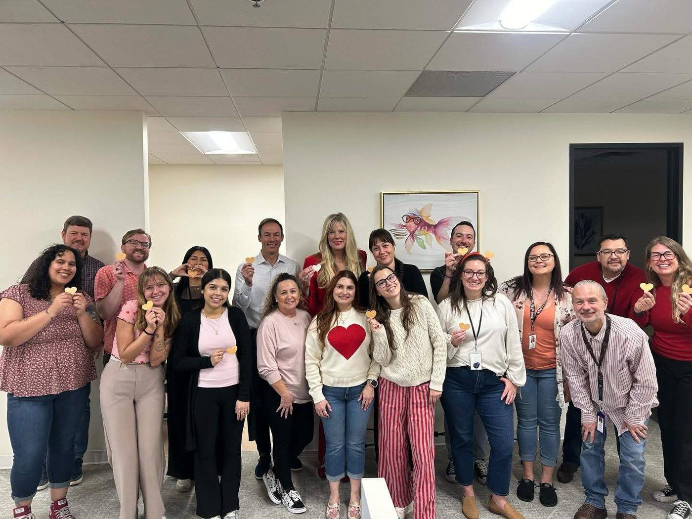 Axis for Autism team members and clinic moments with families and staff