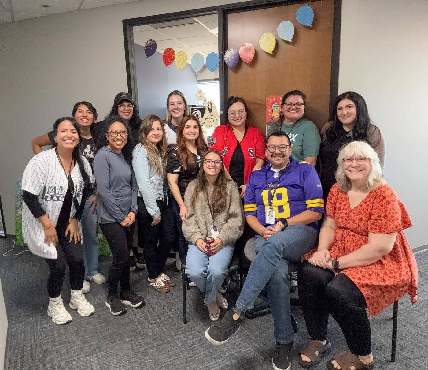 Axis for Autism team members and clinic moments with families and staff
