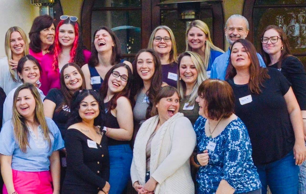 Axis for Autism team members and clinic moments with families and staff